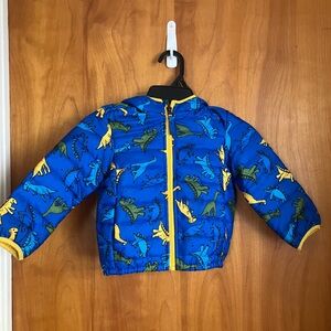ZeroXposur Blue Jacket with Dinosaur Design